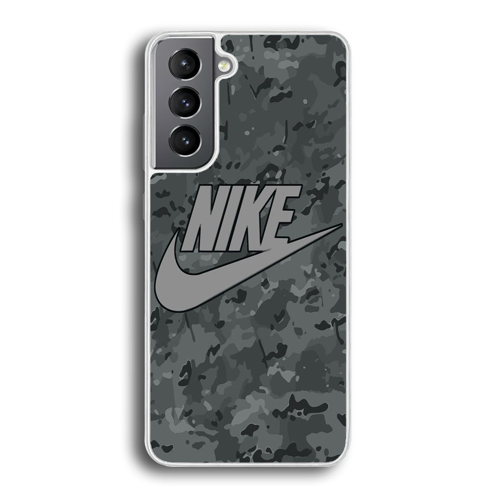 Nike Grey Camo Samsung Galaxy S21 Case