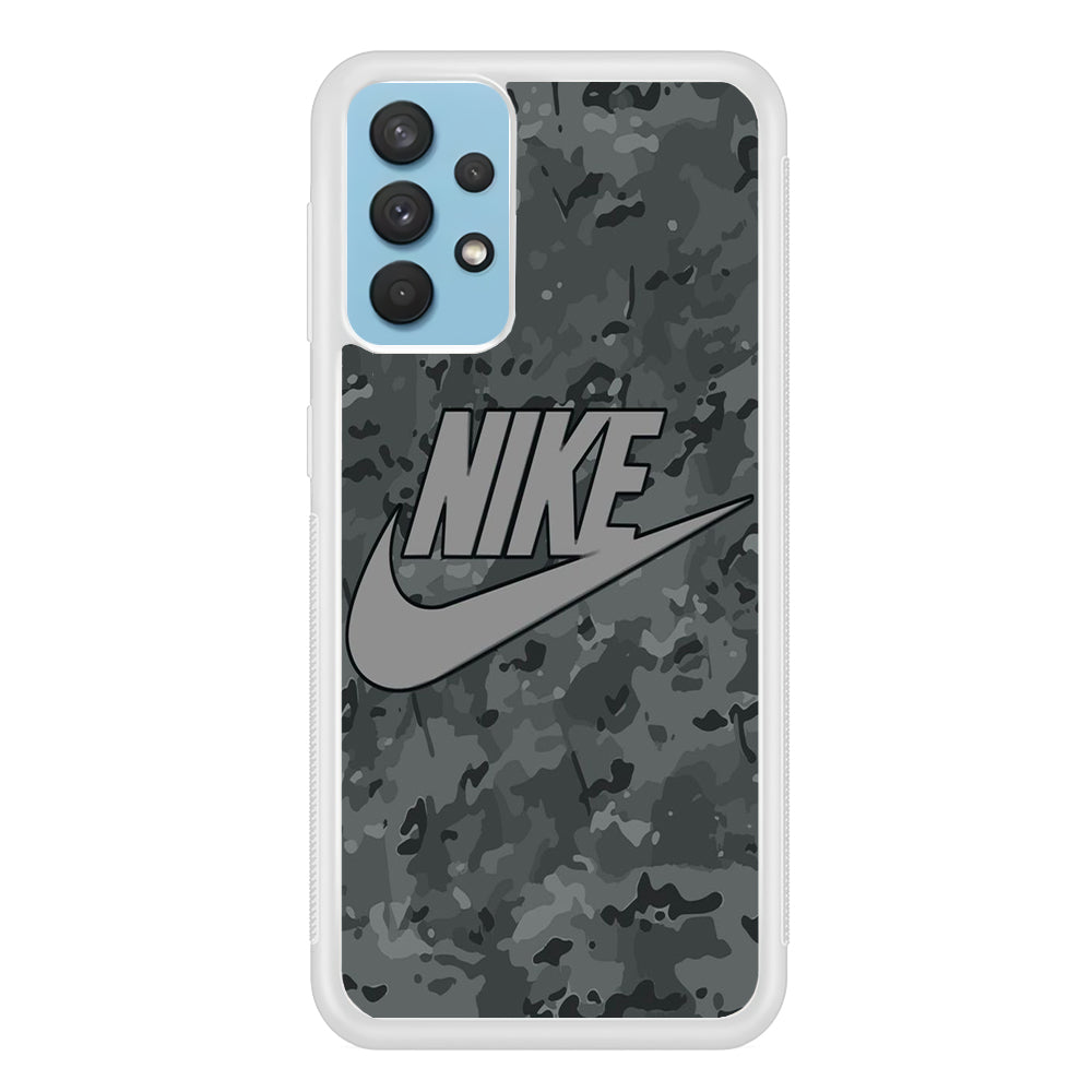 Nike Grey Camo Samsung Galaxy A32 Case