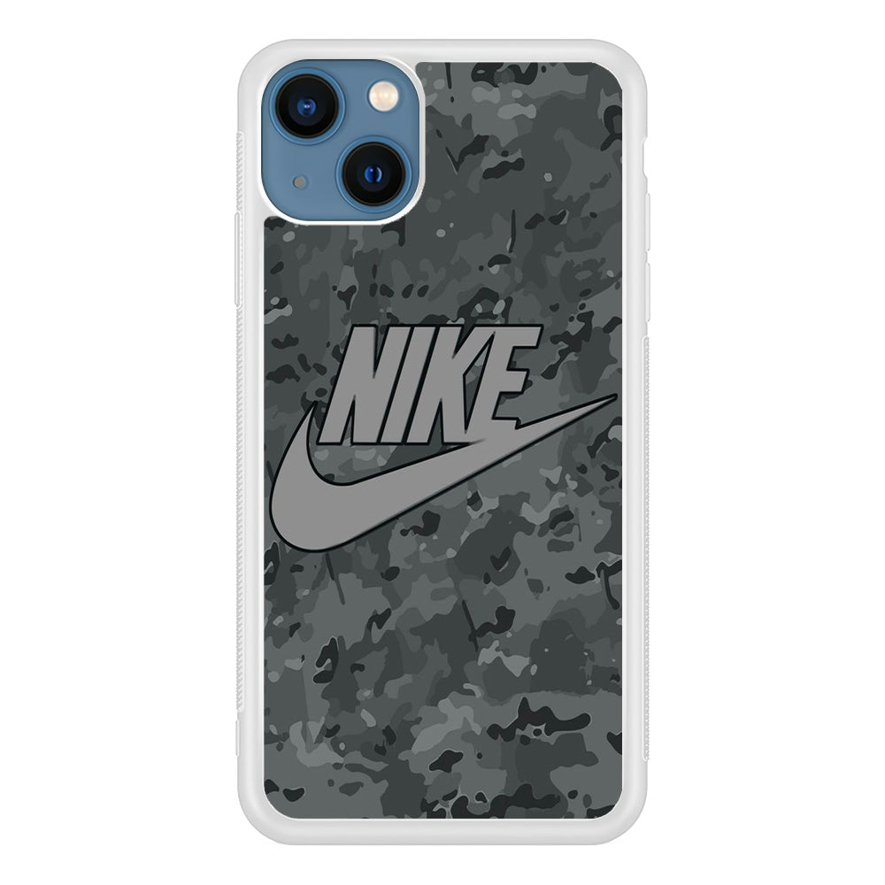 Nike Grey Camo iPhone 13 Case