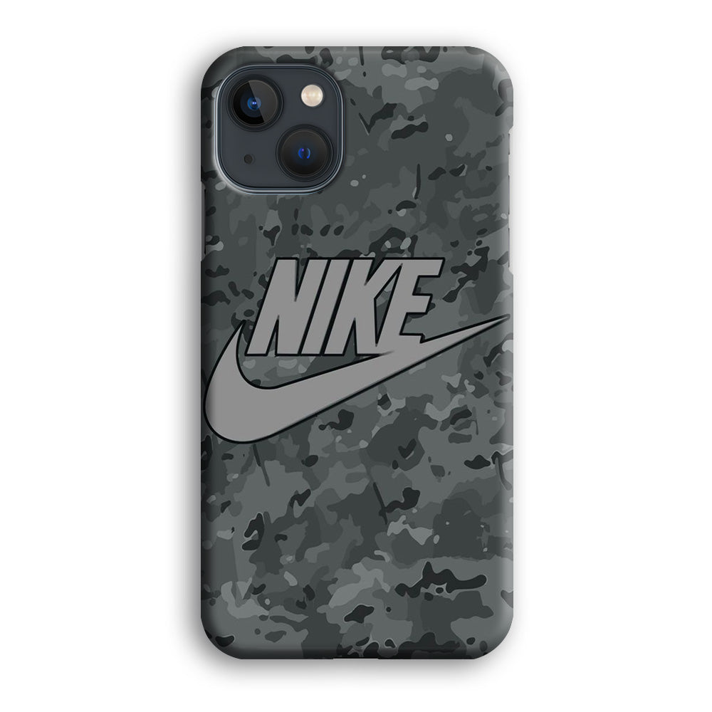 Nike Grey Camo iPhone 13 Case