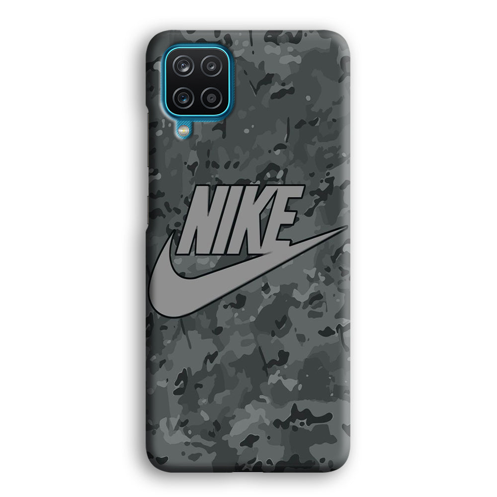 Nike Grey Camo Samsung Galaxy A12 Case