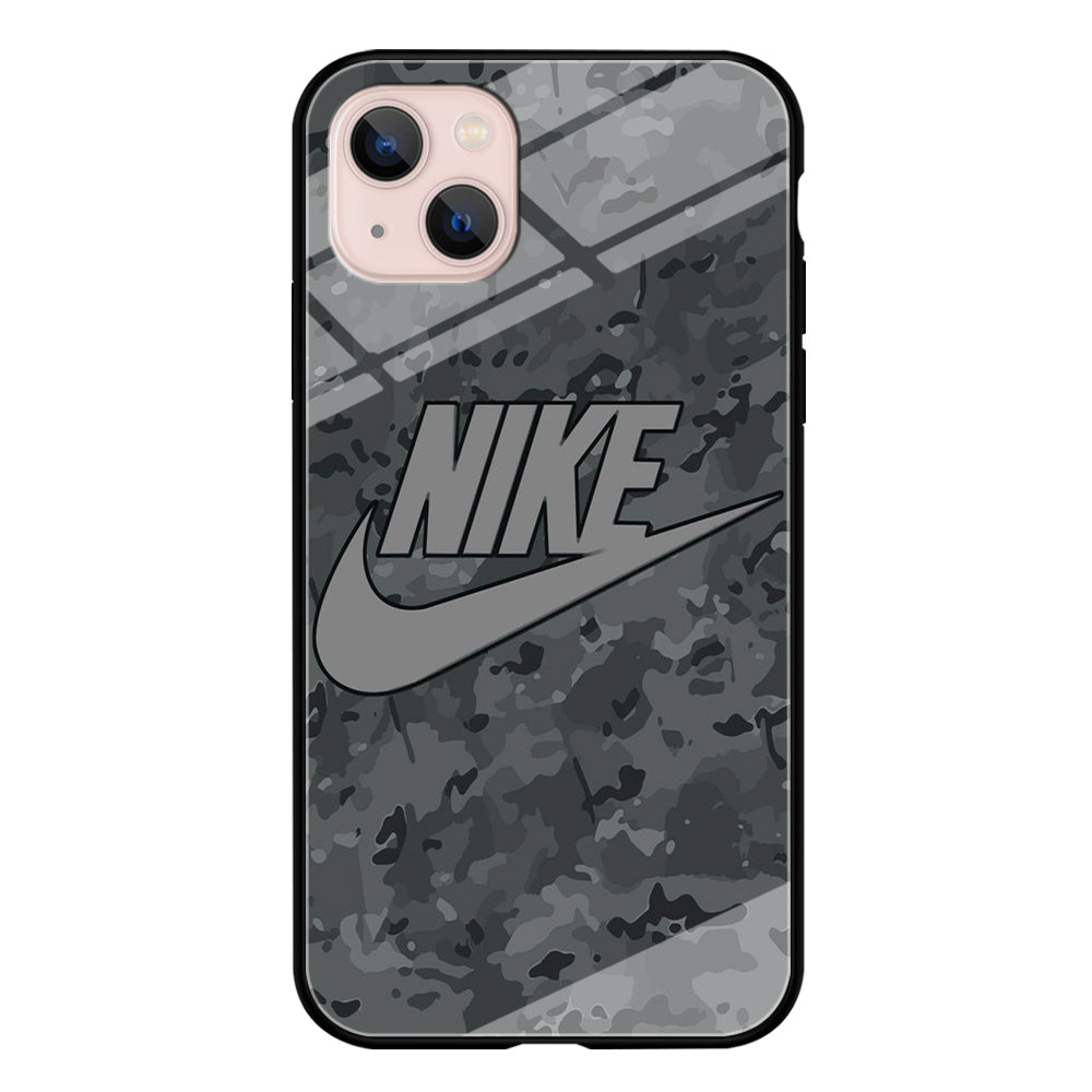 Nike Grey Camo iPhone 13 Case