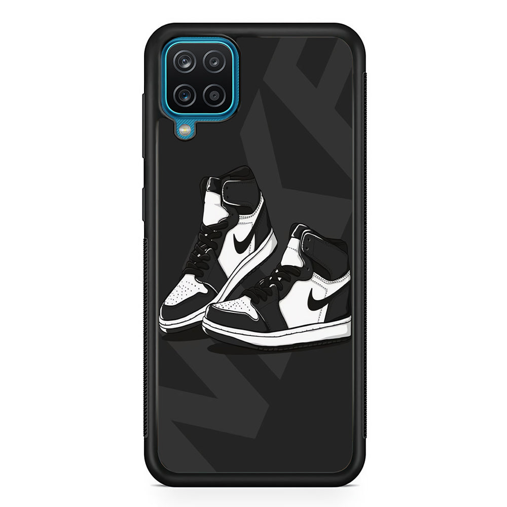 Nike Grey Shoes Samsung Galaxy A12 Case