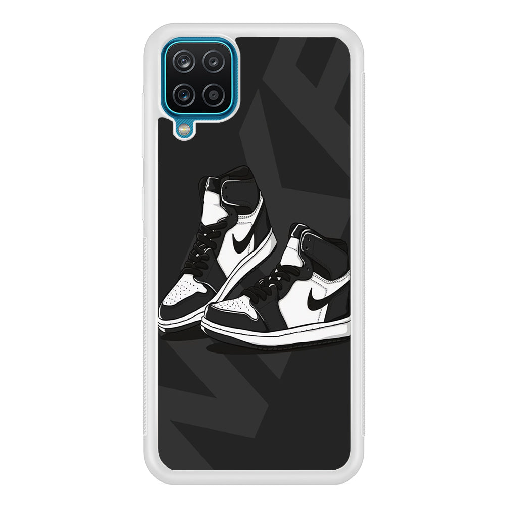 Nike Grey Shoes Samsung Galaxy A12 Case