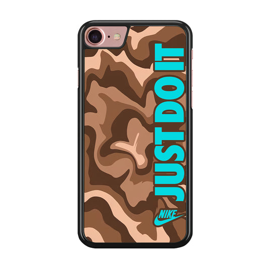 Nike Just Do It Marble Chocolate iPhone 8 Case