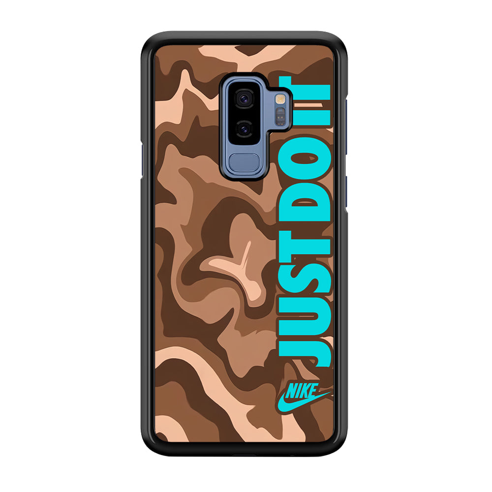 Nike Just Do It Marble Chocolate Samsung Galaxy S9 Plus Case