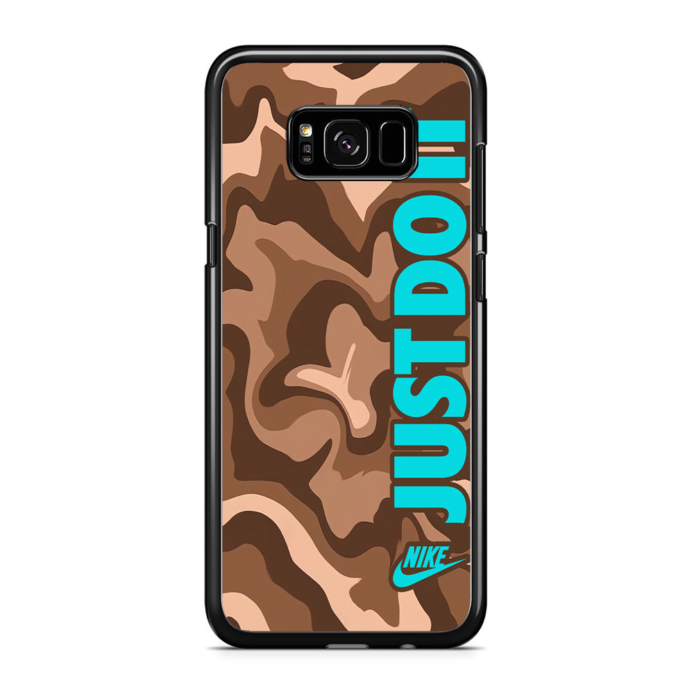 Nike Just Do It Marble Chocolate Samsung Galaxy S8 Case