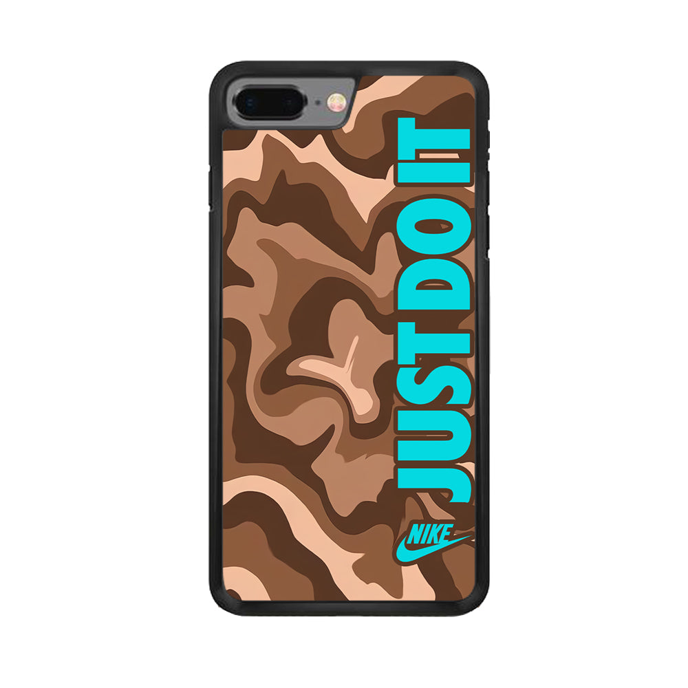 Nike Just Do It Marble Chocolate iPhone 8 Plus Case