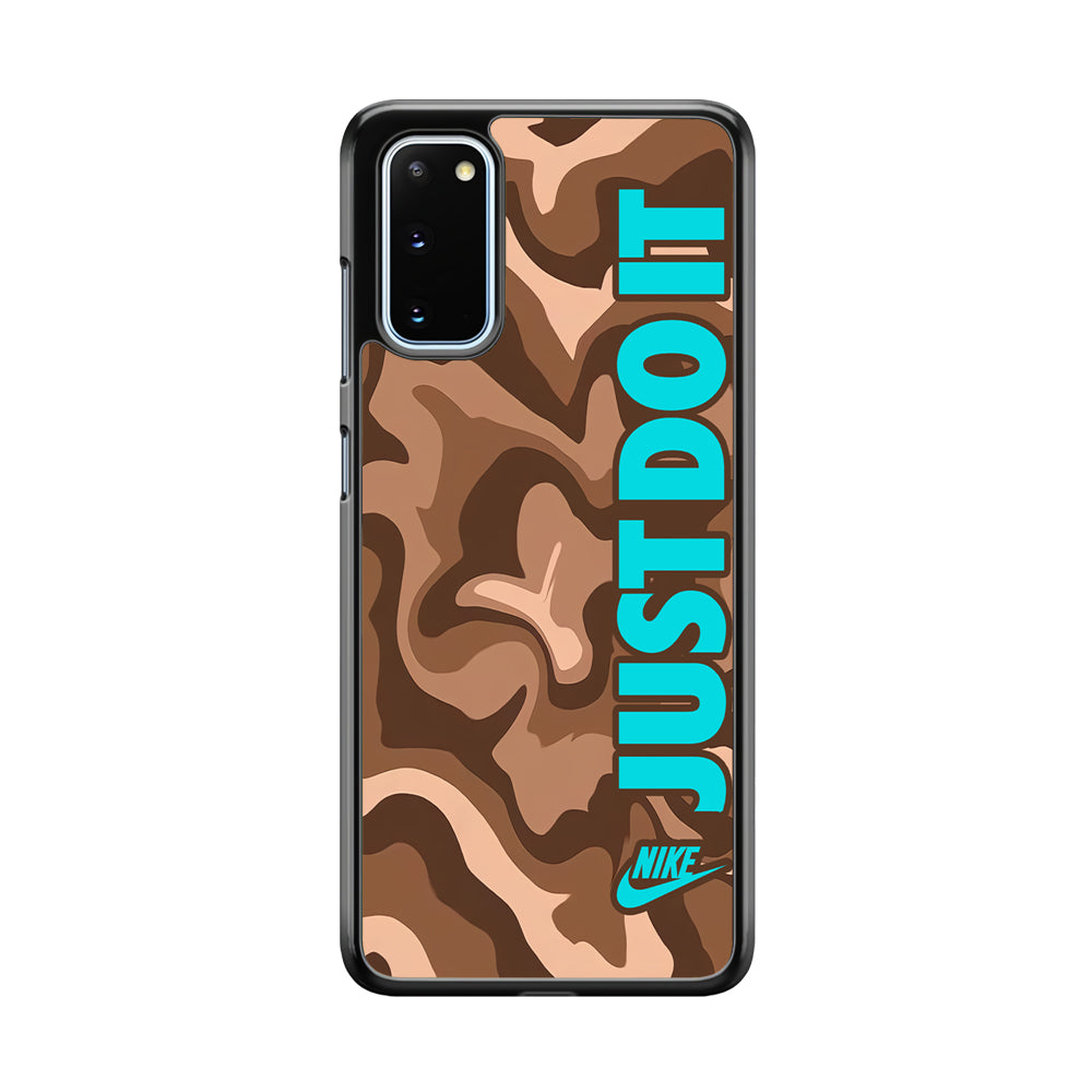 Nike Just Do It Marble Chocolate Samsung Galaxy S20 Case