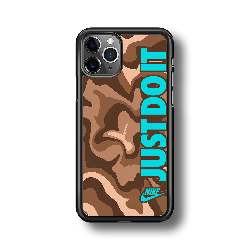 Nike Just Do It Marble Chocolate iPhone 11 Pro Max Case