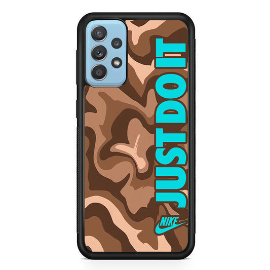 Nike Just Do It Marble Chocolate Samsung Galaxy A52 Case