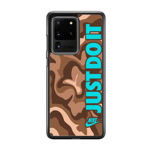 Nike Just Do It Marble Chocolate Samsung Galaxy S20 Ultra Case