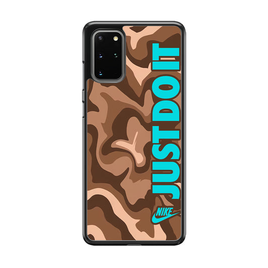 Nike Just Do It Marble Chocolate Samsung Galaxy S20 Plus Case