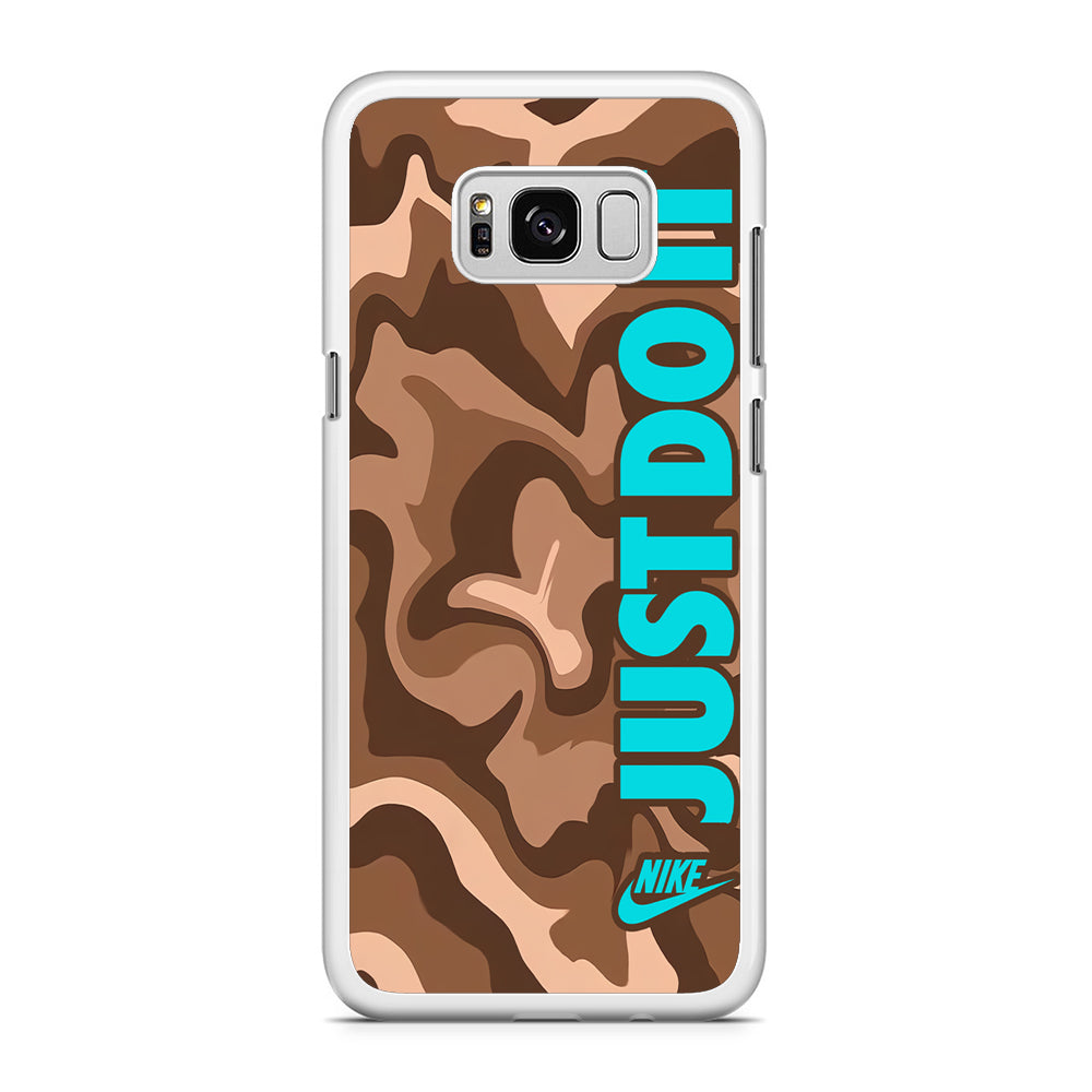 Nike Just Do It Marble Chocolate Samsung Galaxy S8 Case