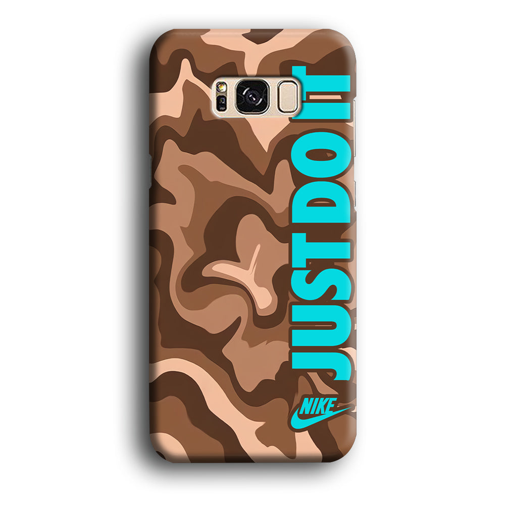 Nike Just Do It Marble Chocolate Samsung Galaxy S8 Case