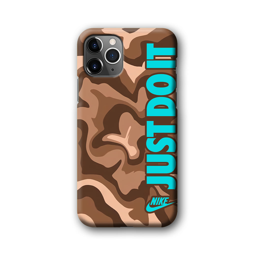 Nike Just Do It Marble Chocolate iPhone 11 Pro Case