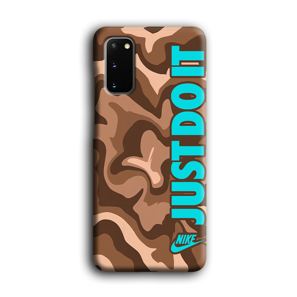 Nike Just Do It Marble Chocolate Samsung Galaxy S20 Case