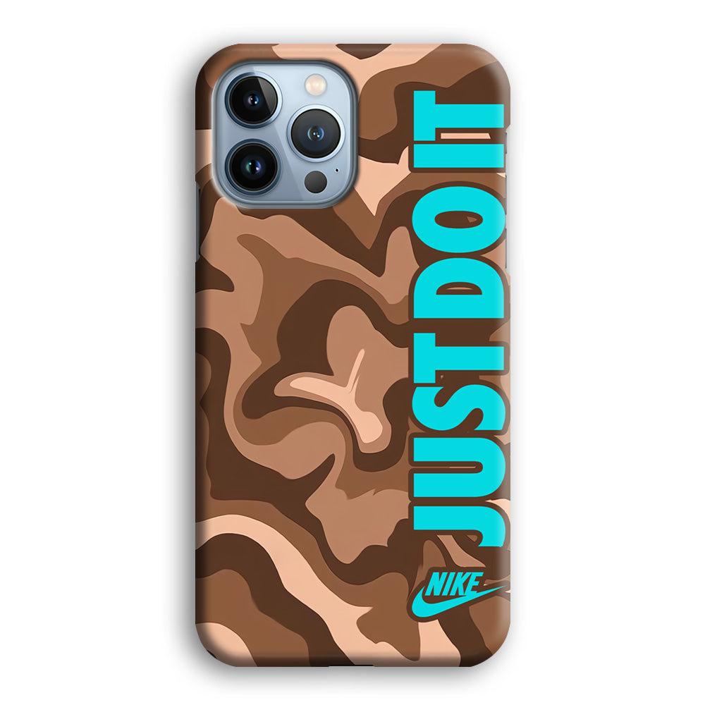 Nike Just Do It Marble Chocolate iPhone 13 Pro Max Case