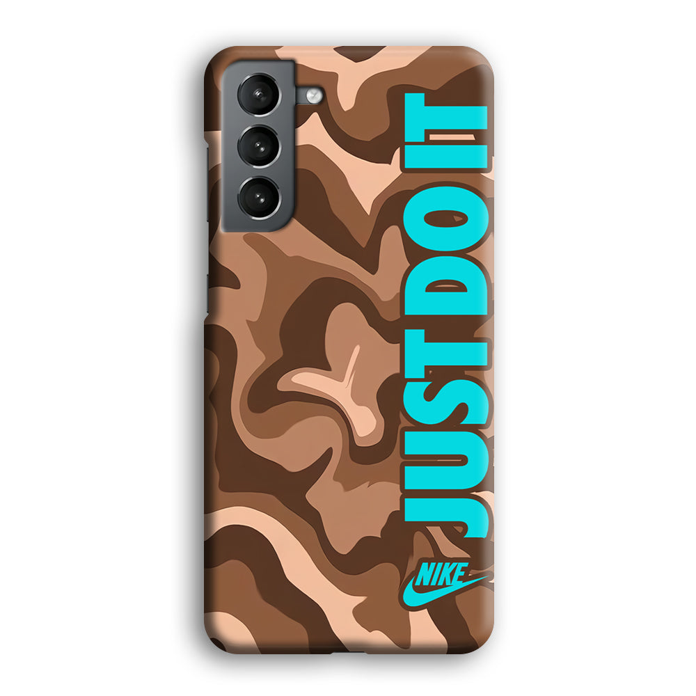 Nike Just Do It Marble Chocolate Samsung Galaxy S21 Case