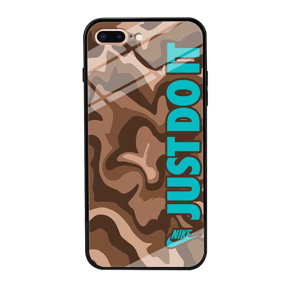 Nike Just Do It Marble Chocolate iPhone 8 Plus Case