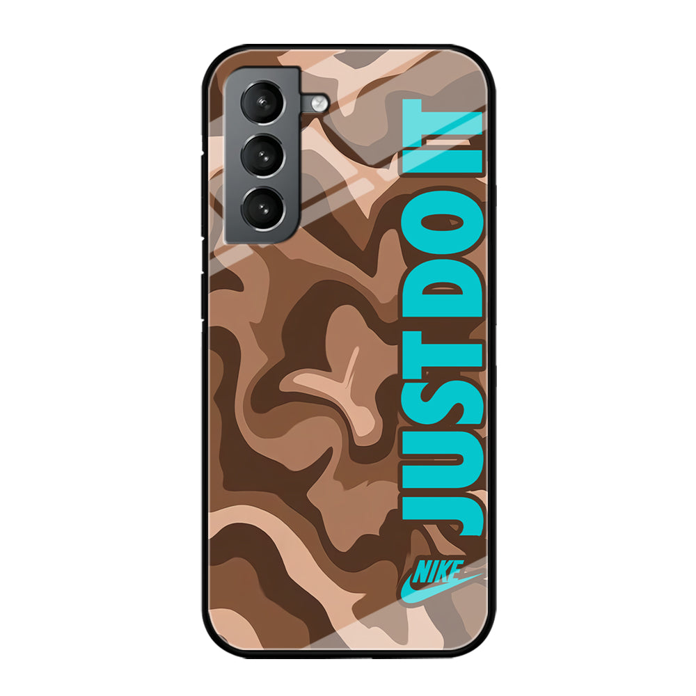 Nike Just Do It Marble Chocolate Samsung Galaxy S21 Case