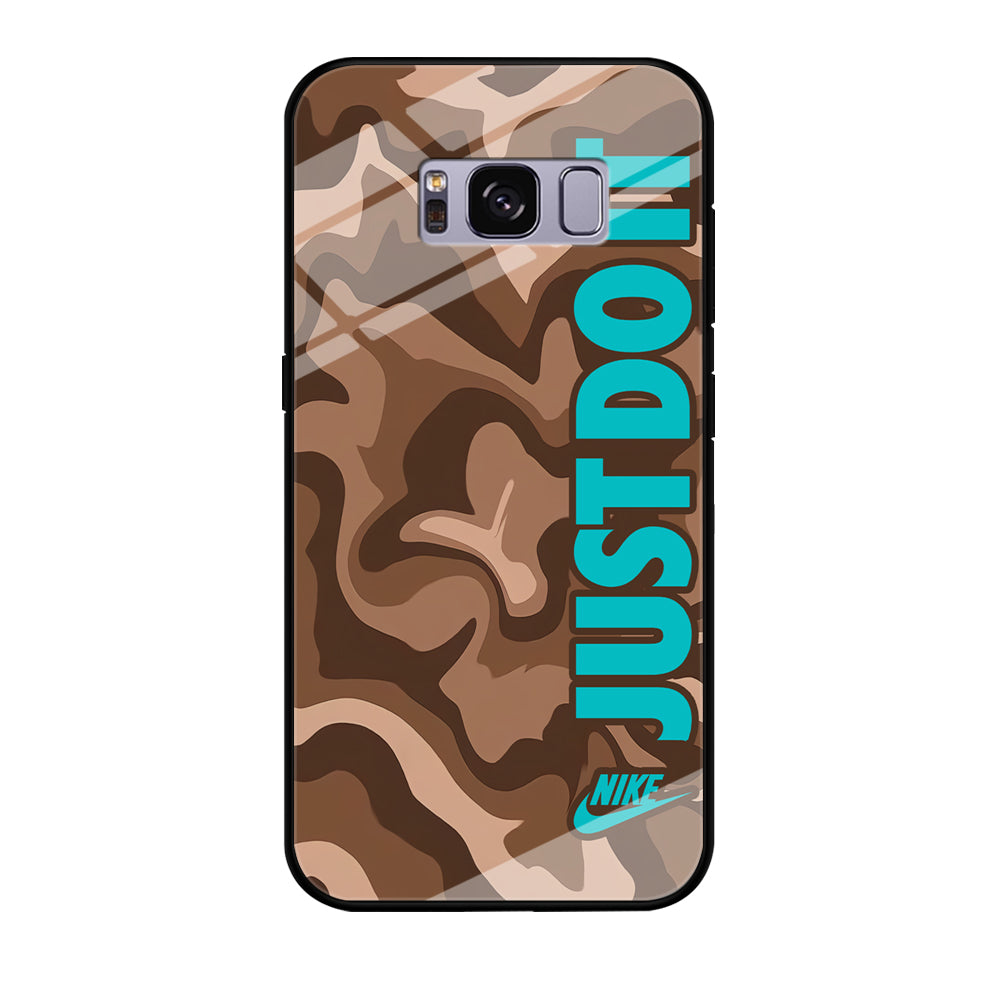 Nike Just Do It Marble Chocolate Samsung Galaxy S8 Case