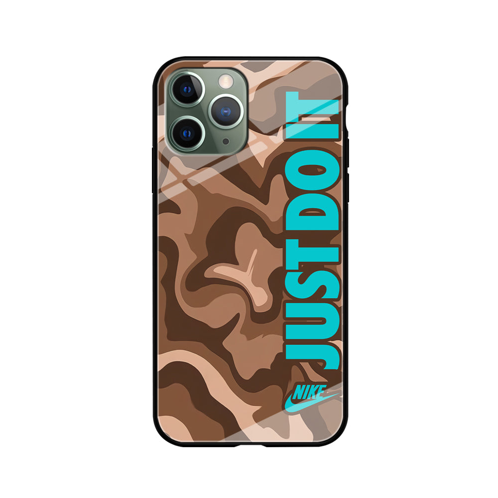 Nike Just Do It Marble Chocolate iPhone 11 Pro Case