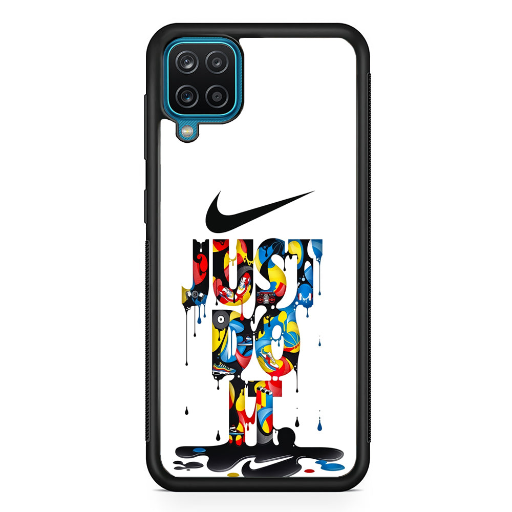 Nike Just Do It Paint Art Samsung Galaxy A12 Case