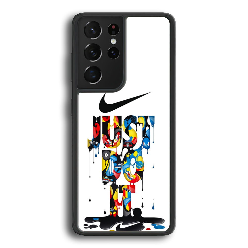 Nike Just Do It Paint Art Samsung Galaxy S21 Ultra Case - Carneyforia