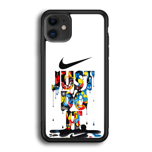 Nike Just Do It Paint Art iPhone 12 Case