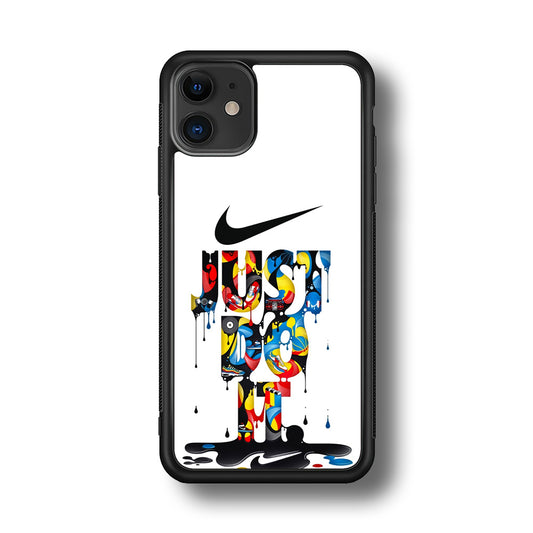 Nike Just Do It Paint Art iPhone 11 Case