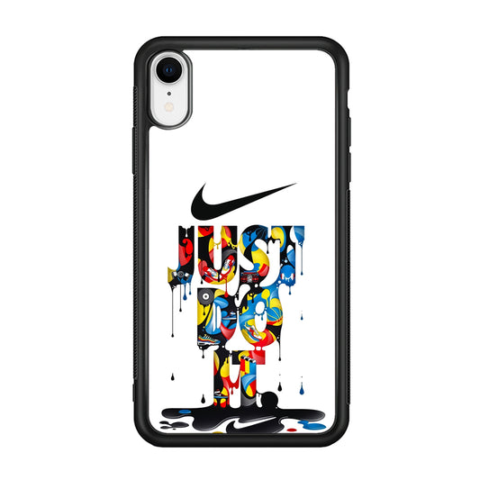 Nike Just Do It Paint Art iPhone XR Case