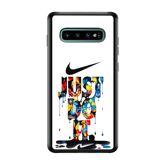 Nike Just Do It Paint Art Samsung Galaxy S10 Plus Case