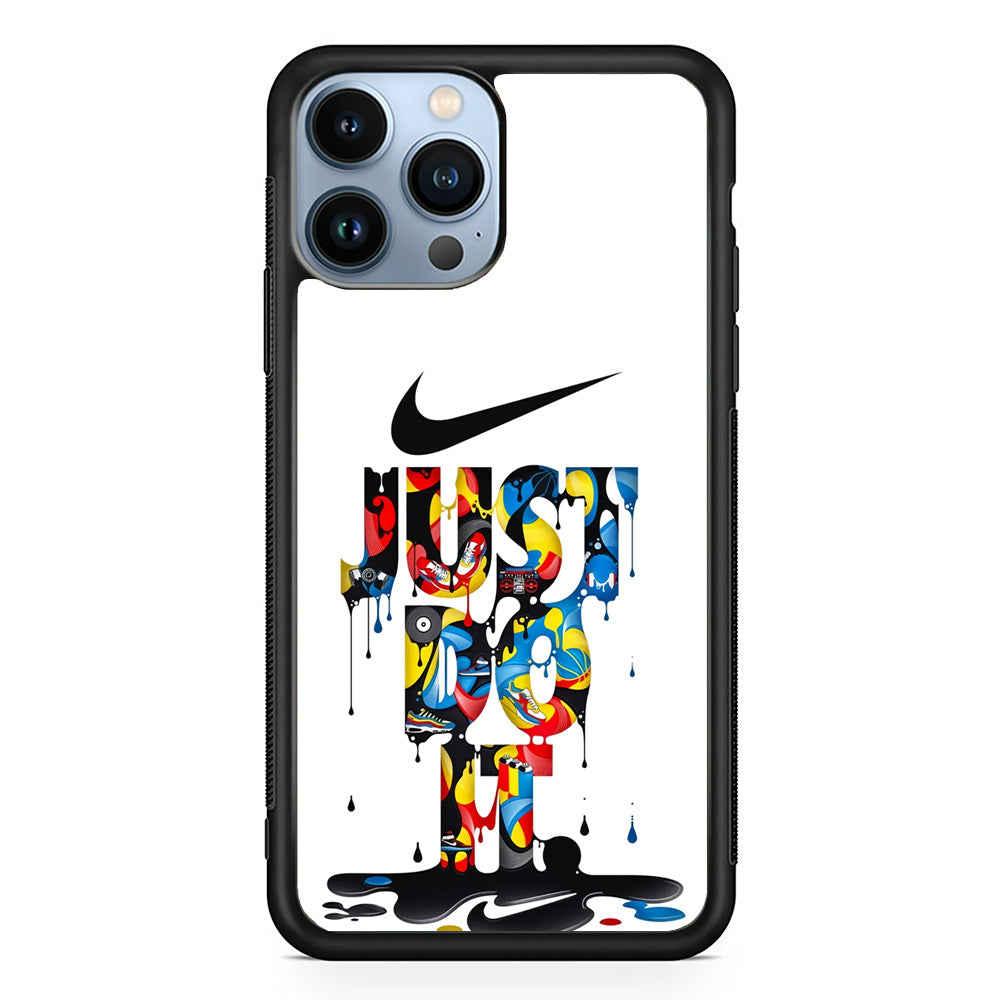 Nike Just Do It Paint Art iPhone 13 Pro Max Case