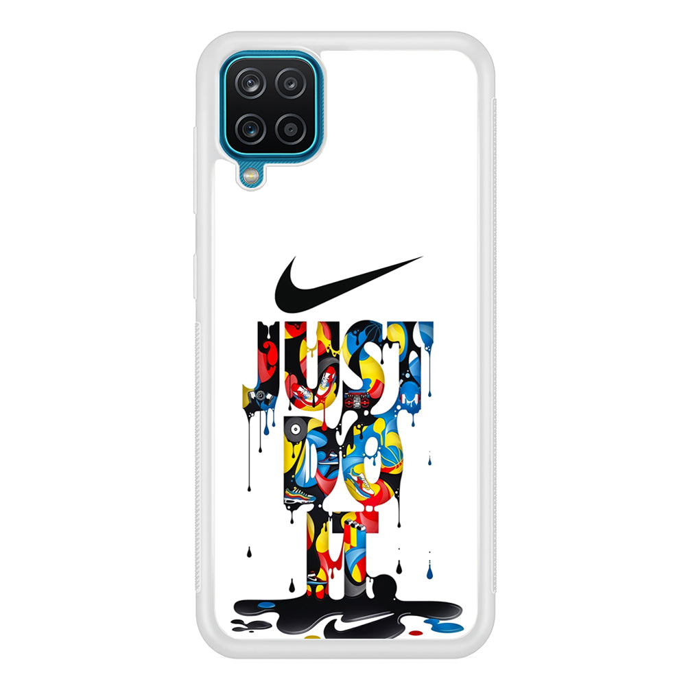 Nike Just Do It Paint Art Samsung Galaxy A12 Case