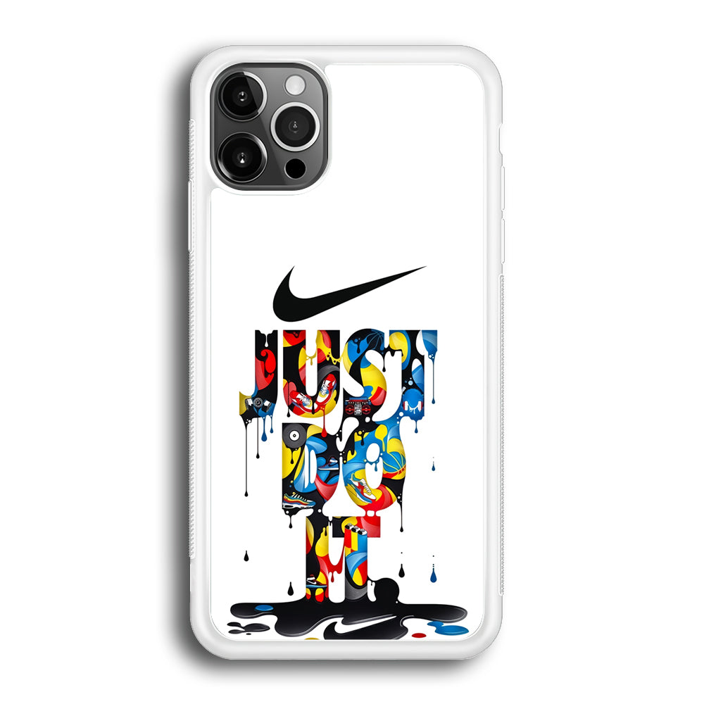 Nike Just Do It Paint Art iPhone 12 Pro Case