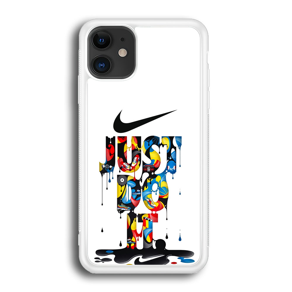 Nike Just Do It Paint Art iPhone 12 Case