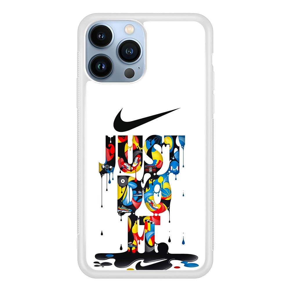 Nike Just Do It Paint Art iPhone 13 Pro Max Case