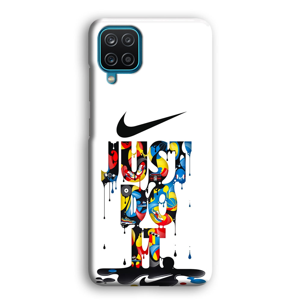 Nike Just Do It Paint Art Samsung Galaxy A12 Case