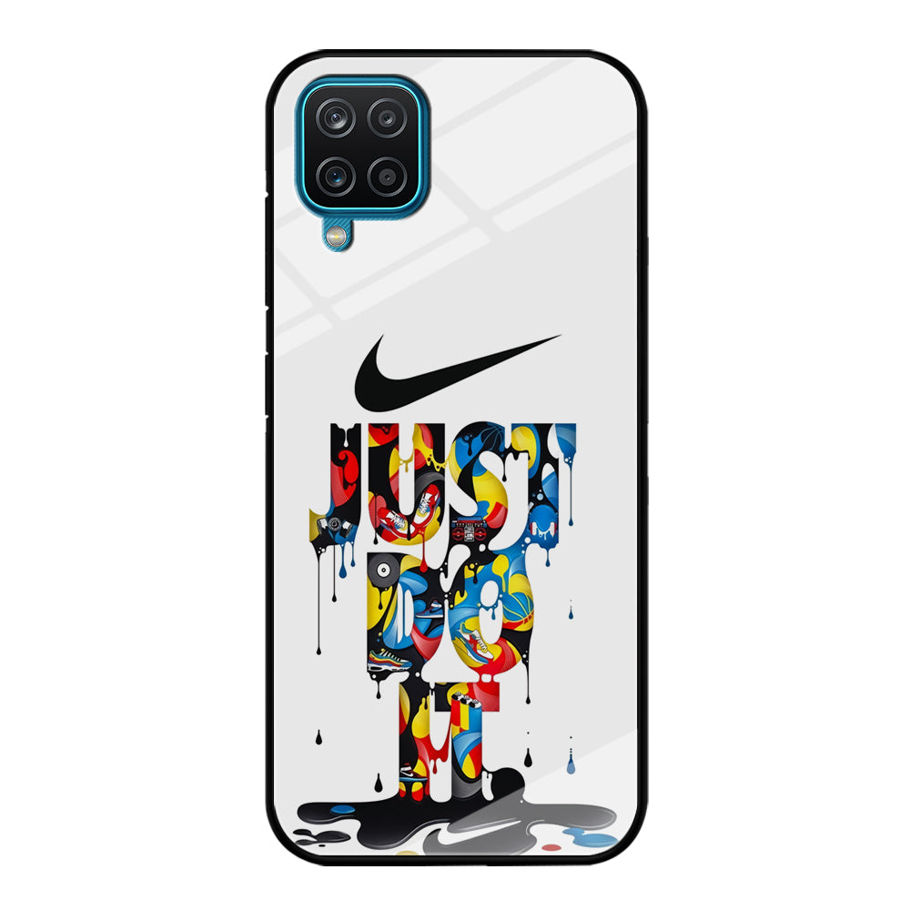 Nike Just Do It Paint Art Samsung Galaxy A12 Case