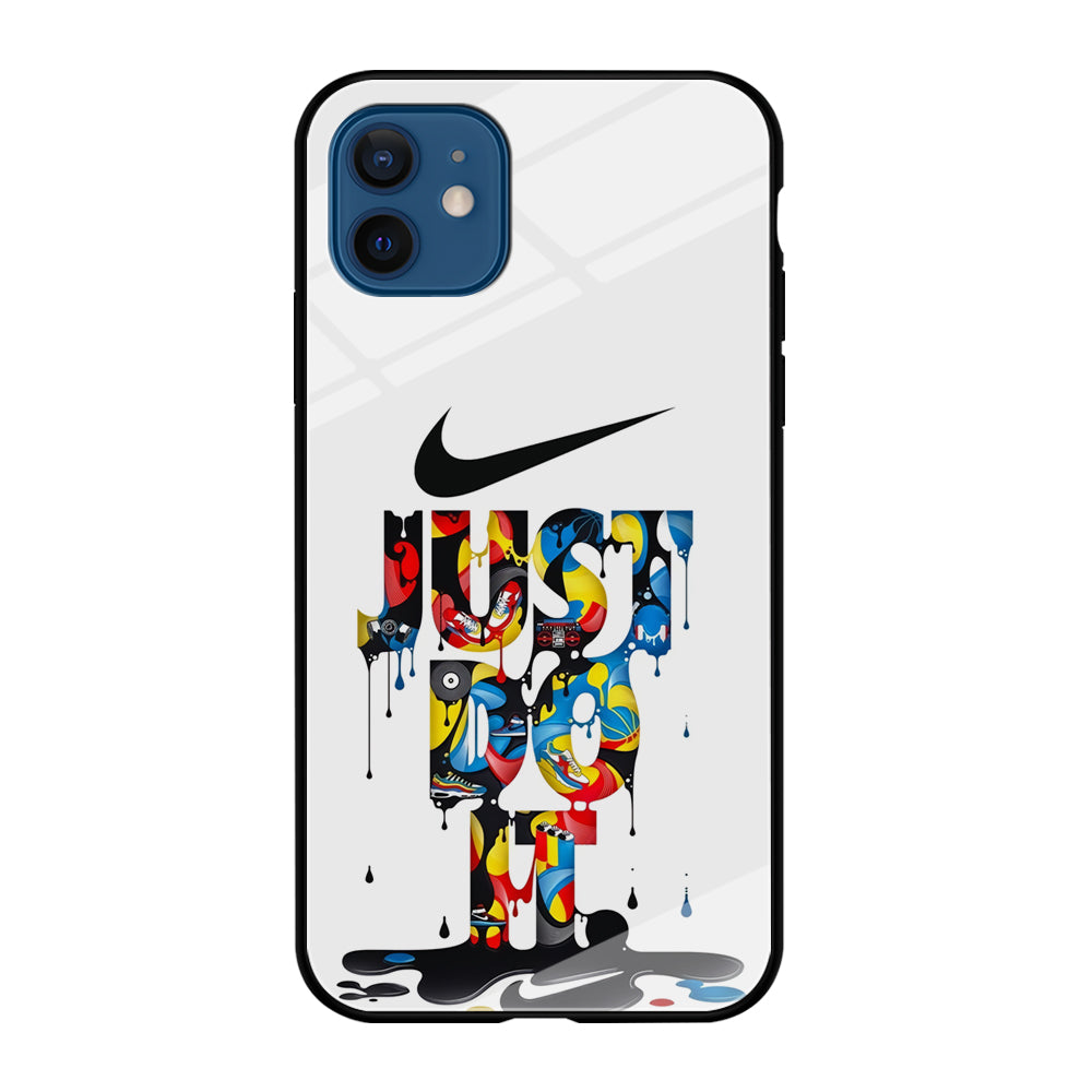 Nike Just Do It Paint Art iPhone 12 Case