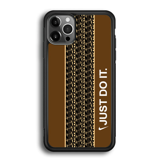 Nike Just Do It Word Pattern iPhone 12 Pro Case