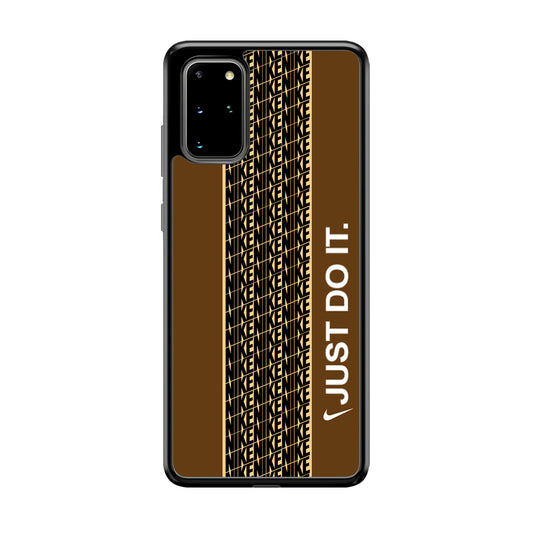 Nike Just Do It Word Pattern Samsung Galaxy S20 Plus Case