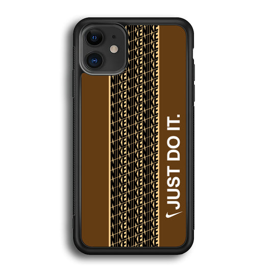 Nike Just Do It Word Pattern iPhone 12 Case