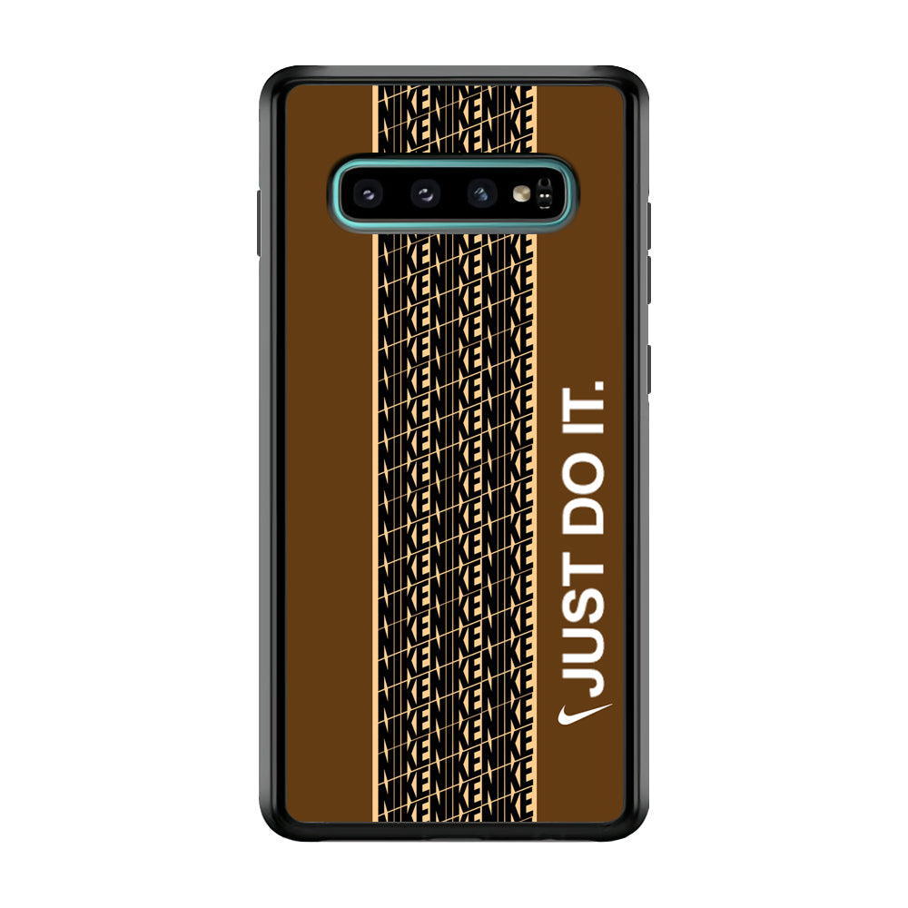 Nike Just Do It Word Pattern Samsung Galaxy S10 Case