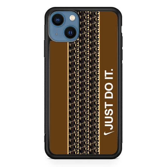 Nike Just Do It Word Pattern iPhone 13 Case