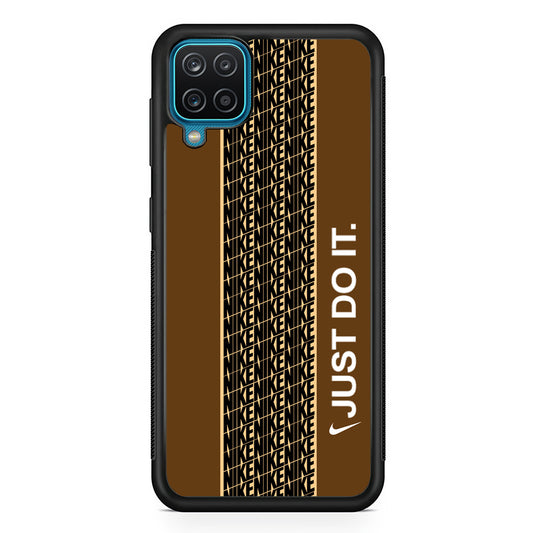 Nike Just Do It Word Pattern Samsung Galaxy A12 Case