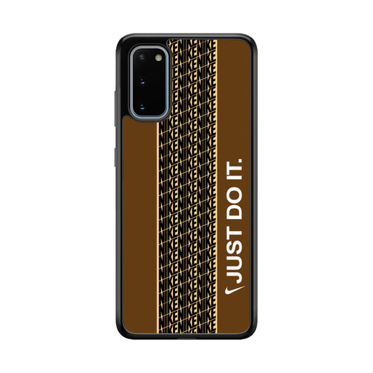 Nike Just Do It Word Pattern Samsung Galaxy S20 Case