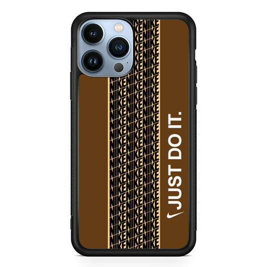 Nike Just Do It Word Pattern iPhone 13 Pro Max Case