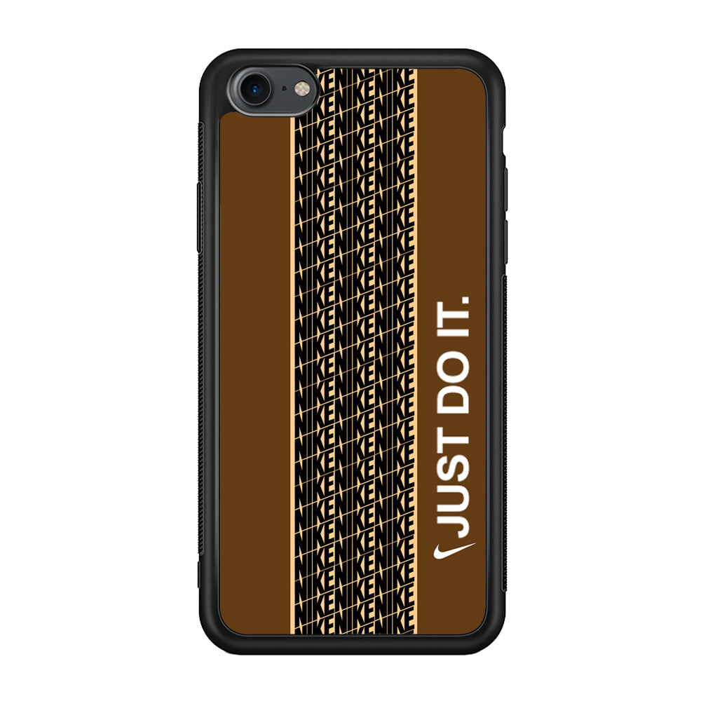 Nike Just Do It Word Pattern iPhone 8 Case